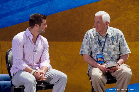 Tim Tebow And Dr David Jeremiah Photo By Steve Carroll