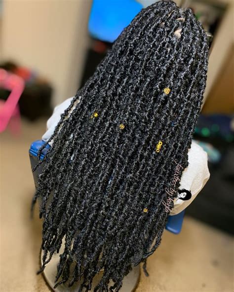 Boho faux locs are messy, it's doesn't follow the uniformed look of the regular locs however my name is penny thomas, i love blogging, and the founder of htw dreads. Soft Locs w/ smaller parts #clevelandhair # ...