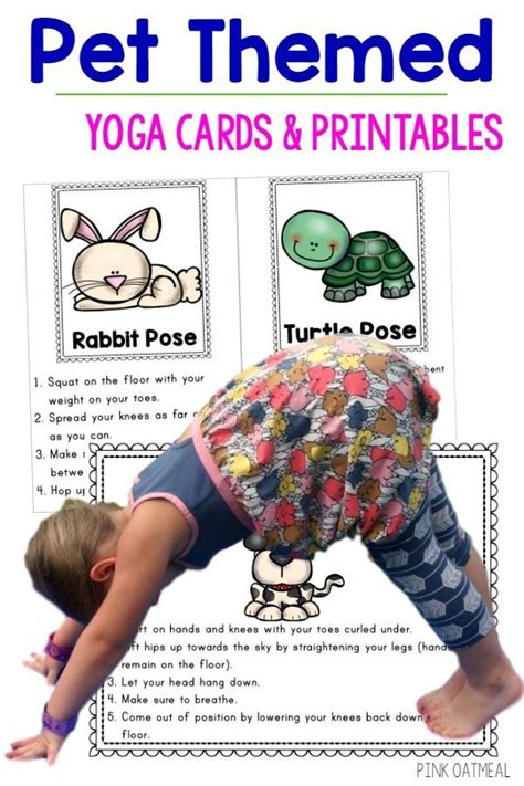 Print action cards and place them in jar. Pet Themed Yoga | Yoga for kids, Preschool, Preschool themes