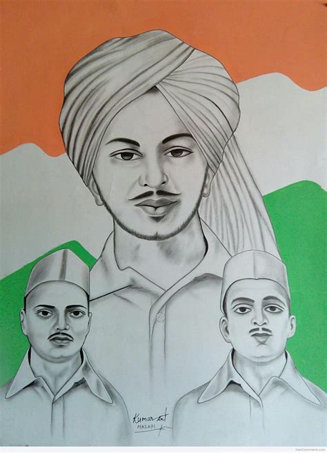 Discover More Than 149 Bhagat Singh Drawing Picture Latest Vn