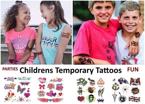 Childrens Temporary Tattoos Etsy Uk