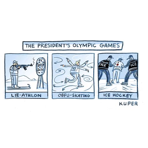 Daily Cartoon Trump At The Winter Olympics The New Yorker