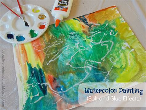 Relentlessly Fun Deceptively Educational Watercolor Painting Glue