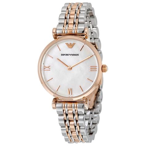 Emporio Armani Classic Mother Of Pearl Dial Ladies Watch Ar1683