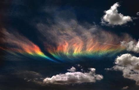 Amazing Fire Rainbow Clouds Circumhorizontal Arc