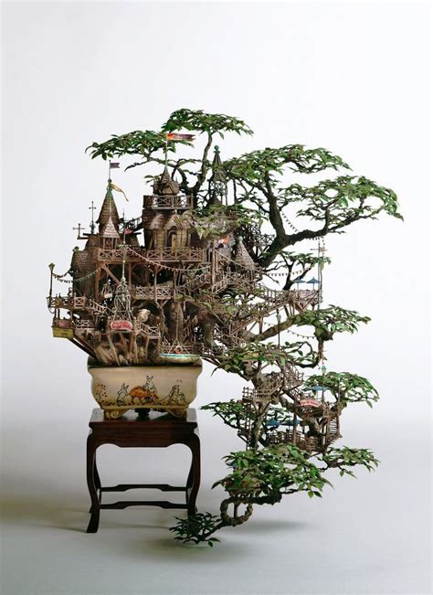 Cet Artiste Sculpte Des Habitations Miniatures Et Complexes Dans Les