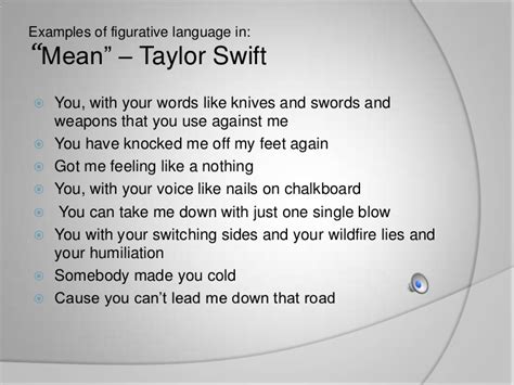 Figurative language cannot be separated with figure of speech. Figurative Language in Songs