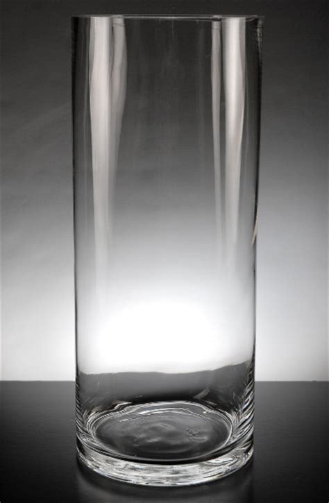 4 Diameter X 16 H Glass Cylinder Vases Wedding