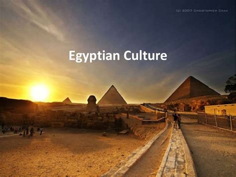 Egyptian Culture Powerpoint