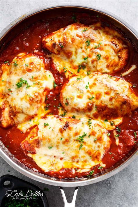 Return sauce to heat and bring to a boil, stirring constantly. Easy Mozzarella Chicken Recipe (Low Carb Chicken Parm ...
