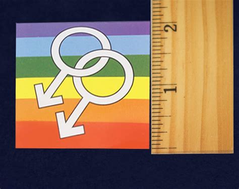 Same Sex Male Symbol Stickers Lgbtq Gay Pride Awareness We Are Pride