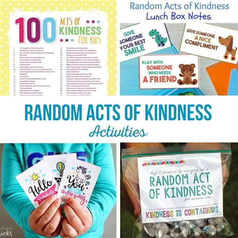 Random Acts Of Kindness Activities Kindness Activities Business For