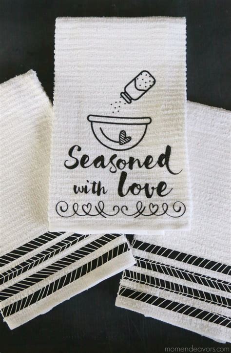 Seasoned With Love Diy Kitchen Towel Mom Endeavors Cottage Kitchen
