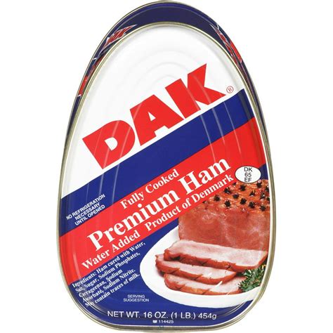 Dak Fully Cooked Premium Ham 16 Oz Can