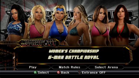 Wwe Smackdown Vs Raw Diva Battle Royal Youtube