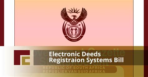 Electronic Deeds Registraion Systems Bill Tonkin Clacey Pretoria