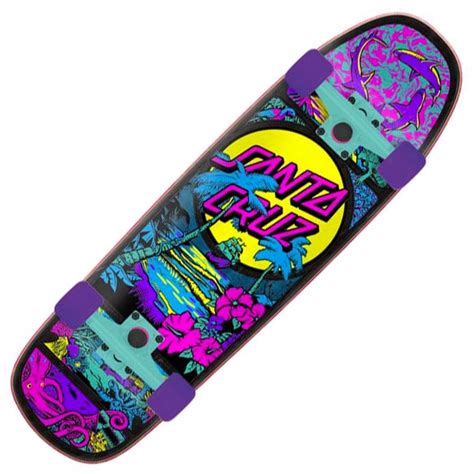 Santa Cruz Skateboards Time Warped Cruzer Complete Skateboard 95 X