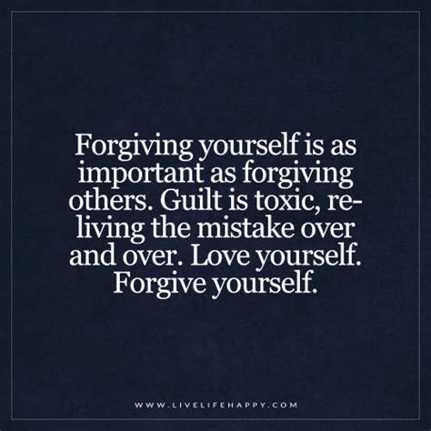Forgiving Yourself Is As Important As Forgiving Others Quote
