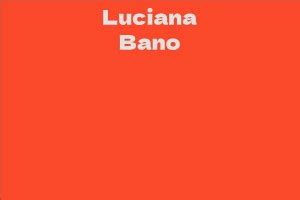 Luciana Bano Facts Bio Career Net Worth AidWiki