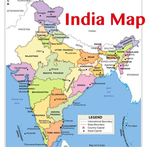 Indian States And Capitals Map International Map