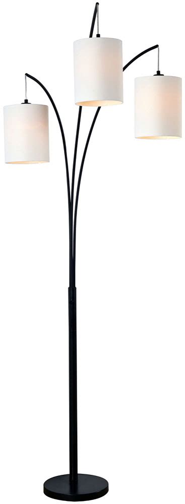 $195.00 orion floor lamp, black/antique brass Kenroy Home 32849BL Leah Black Arc Floor Lamp Light - KEN-32849BL