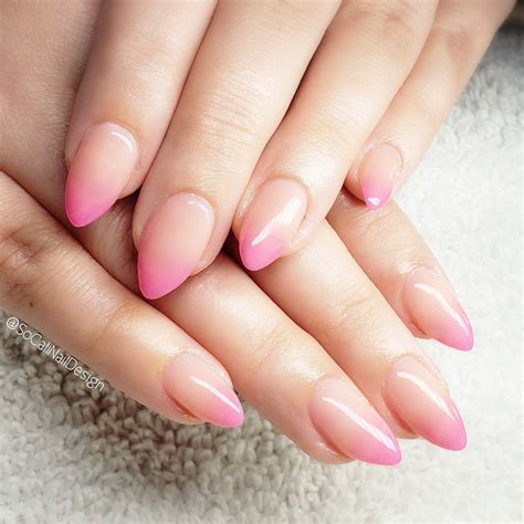 Luminary Nail Systems Gel Manicure In The Color Peace Ombre With