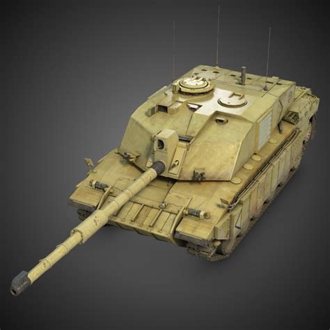 3d Model Tank Challenger 2