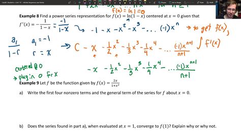 Admhs Ap Calc Bc Unit 10 Differentiation And Integration Of Power
