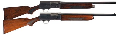 Two Us Remington Shotguns A Remington Model 11 Semi Automatic Shotgun