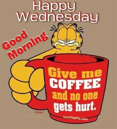Garfield Good Morning Happy Wednesday Pictures Photos And Images For