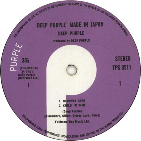 Deep Purple Made In Japan 1st Ex Price Stickered Uk 2 Lp Vinyl Record Set Double Lp Album