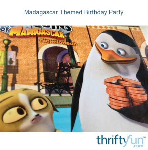 Let guests bake and decorate their own desserts, then send them home with everything to create their own cupcakes at home. Madagascar Themed Birthday Party Ideas | ThriftyFun