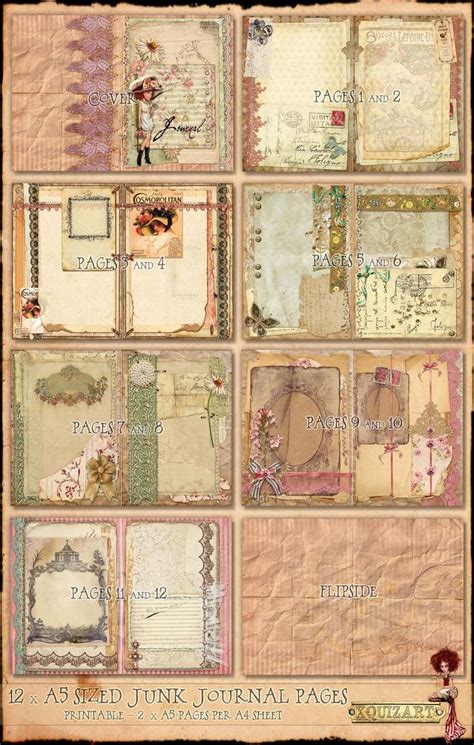 Free Junk Journal Printables Customize And Print