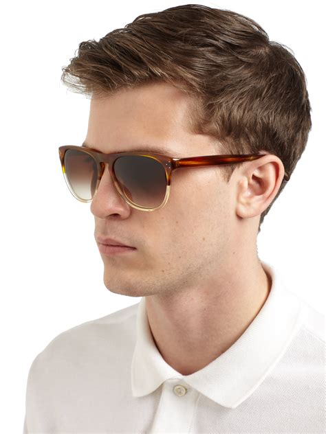 Oliver Peoples Daddy B Sunglasses In Brown Amber Tortoise Lyst