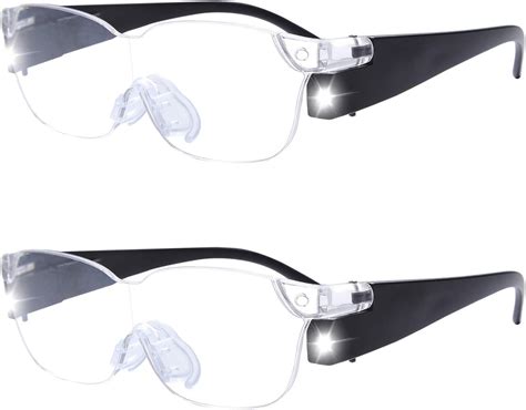oushiun led magnifier eyewear eyeglasses 160 magnification to see more and better