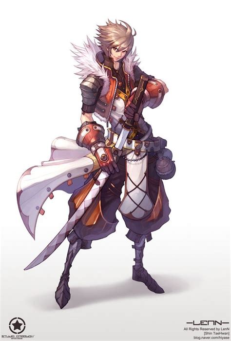 Character Art Swordsman Sekina Tekina Potentials Fantasy Character