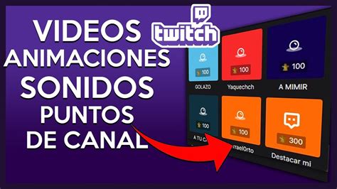 COMO PONER VÍDEOS SONIDOS E IMÁGENES EN TUS PUNTOS DE CANAL TWITCH Triggerfyre Twitch