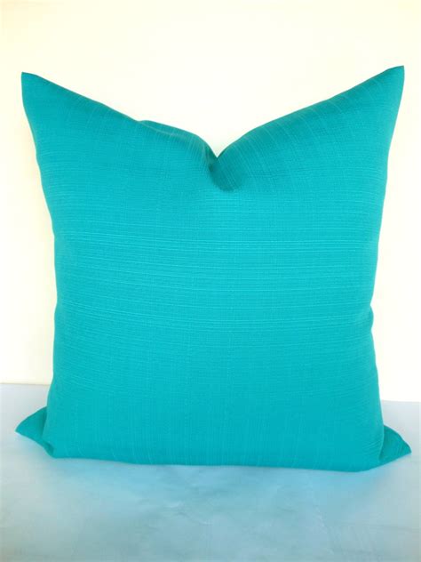 Teal Outdoor Pillows Outdoor Pillow Cover Teal Turquoise Decorative