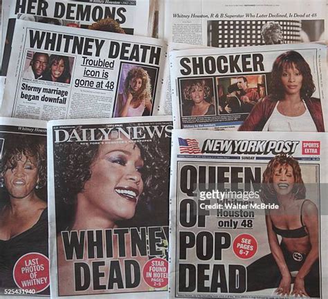 Whitney Houston Dies At Photos And Premium High Res Pictures Getty Images