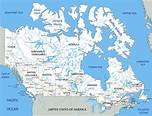 Map of Canada - Guide of the World