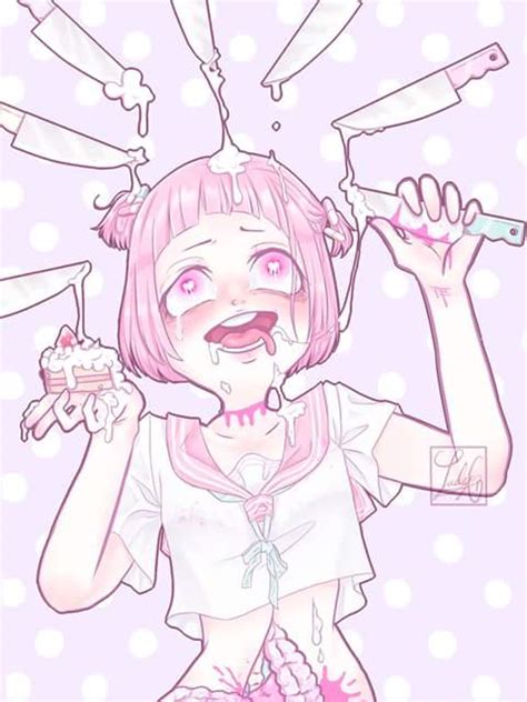 Pastel Gore Anime Girl