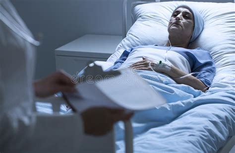 Dying Patient With Tumor Stock Image Image Of Doctor 110626709