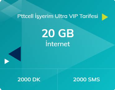 Pttcell İşyerim Ultra VIP Tarifesi Türk Telekom