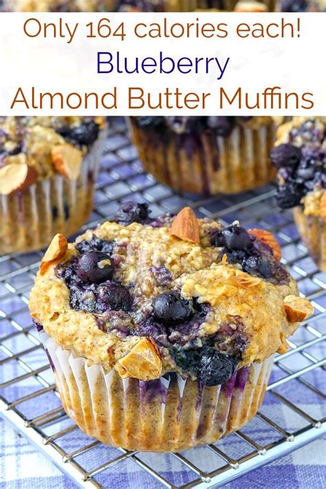 · these skinny chocolate peanut butter cupcakes are higher in fibre and lower in sugar than your typical cupcake. Blueberry Almond Butter Muffins | Recipe | High fiber muffins, Food, Sugar free low carb