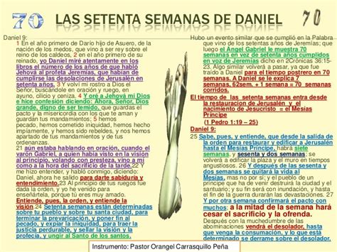 Las Setenta Semanas De Daniel