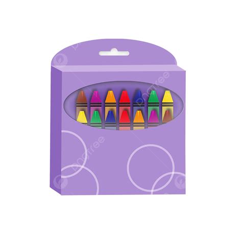 Crayon Box White Transparent Purple Crayon Box Clip Art Crayon Box