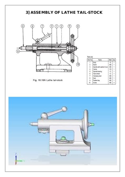 Assembly And Details Machine Drawing Pdf Machining Metal Projects