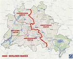 Berlin Karte Mauerverlauf | goudenelftal