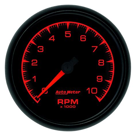 Auto Meter® 5997 Es Series 3 38 In Dash Tachometer Gauge 0 10000 Rpm
