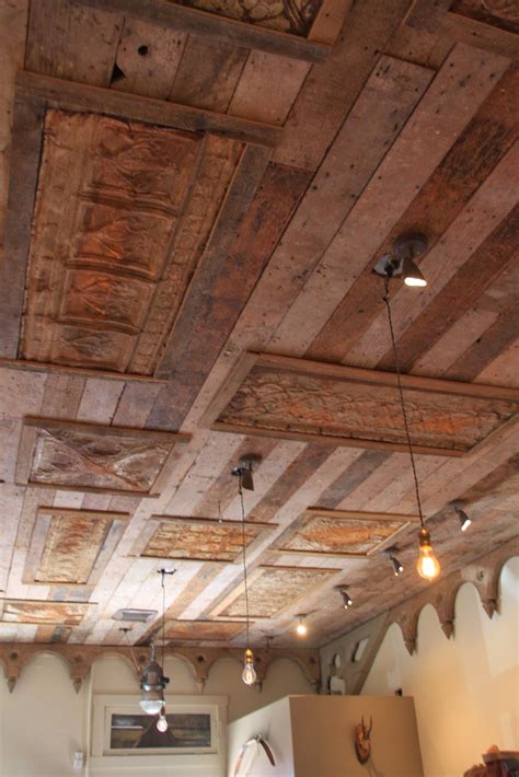Pin By Ania Russo On Boho Store Rustic Ceiling Tin Ceiling Tiles